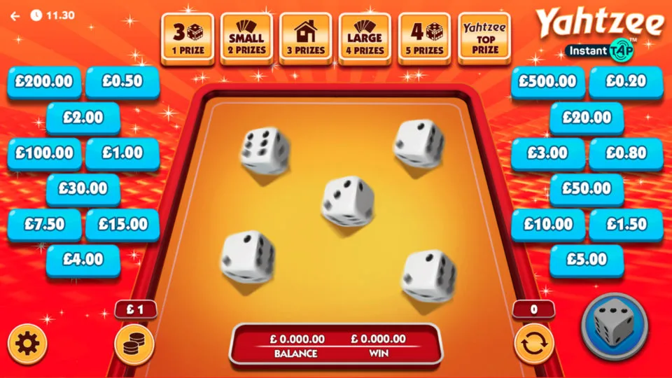 Where to Play Yahtzee Instant Tap for Real Money