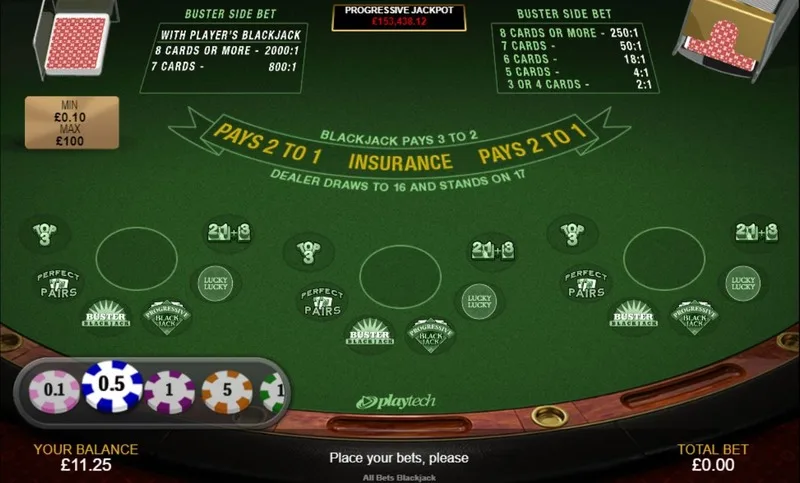 Where to Play All Bets Blackjack for Real Money