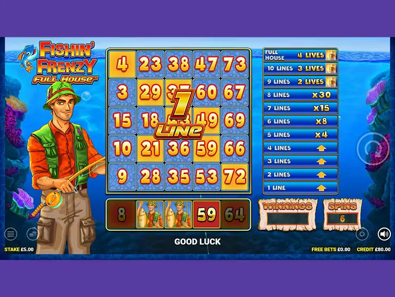 Where to Play Fishin Frenzy Full House for Real Money